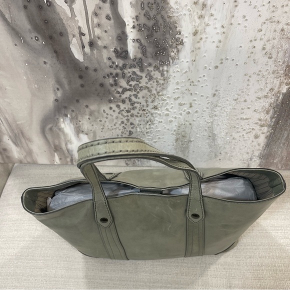 💚🩶Frye Melissa Shopper Bag Tote Carryall Shoulder Bag -FERN- $358 - Picture 9 of 15